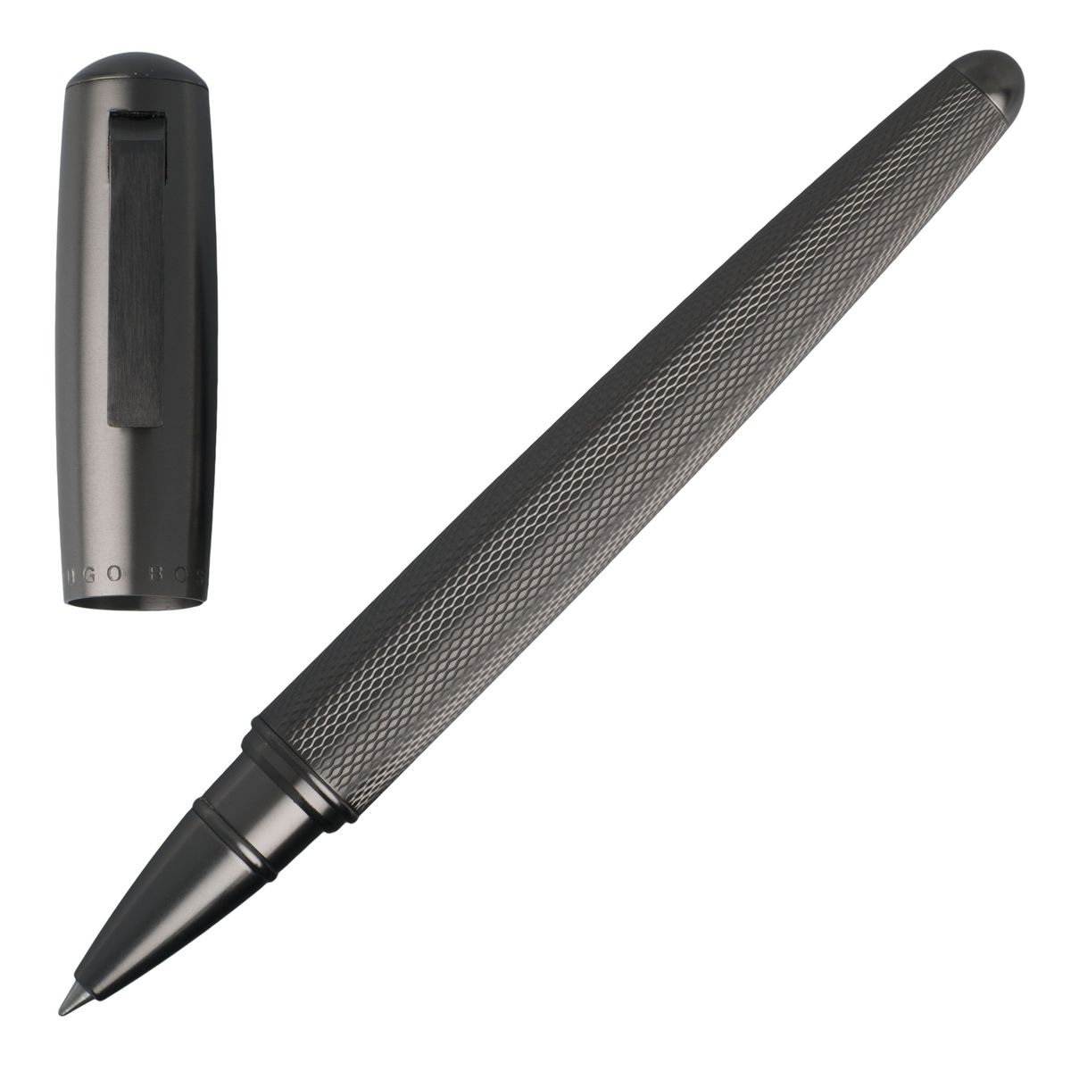 Hugo Boss Rollerball pen Pure Matte Dark Chrome