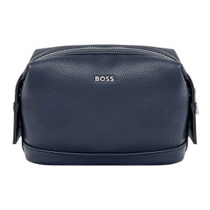 Hugo Boss Toiletry Bag Classic Grained Navy