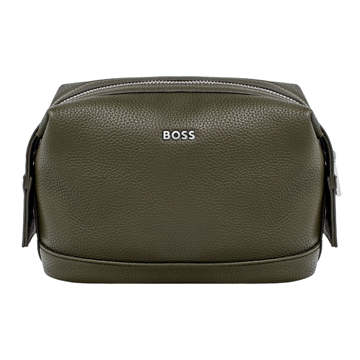 Hugo Boss Toiletry Bag Classic Grained Khaki