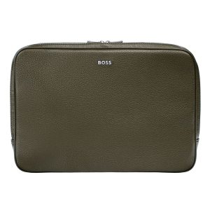 Hugo Boss Laptop bag Classic Grained Khaki