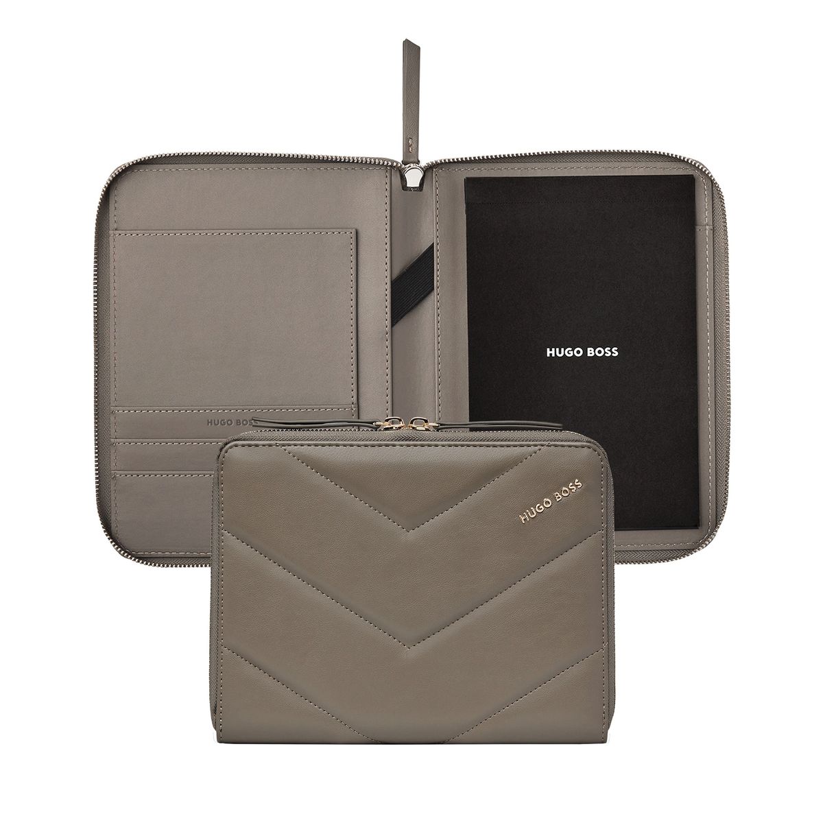 Hugo Boss Conference folder A5 Triga Taupe - slika 2