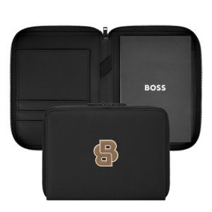 Hugo Boss Conference folder A5 Varsity Black