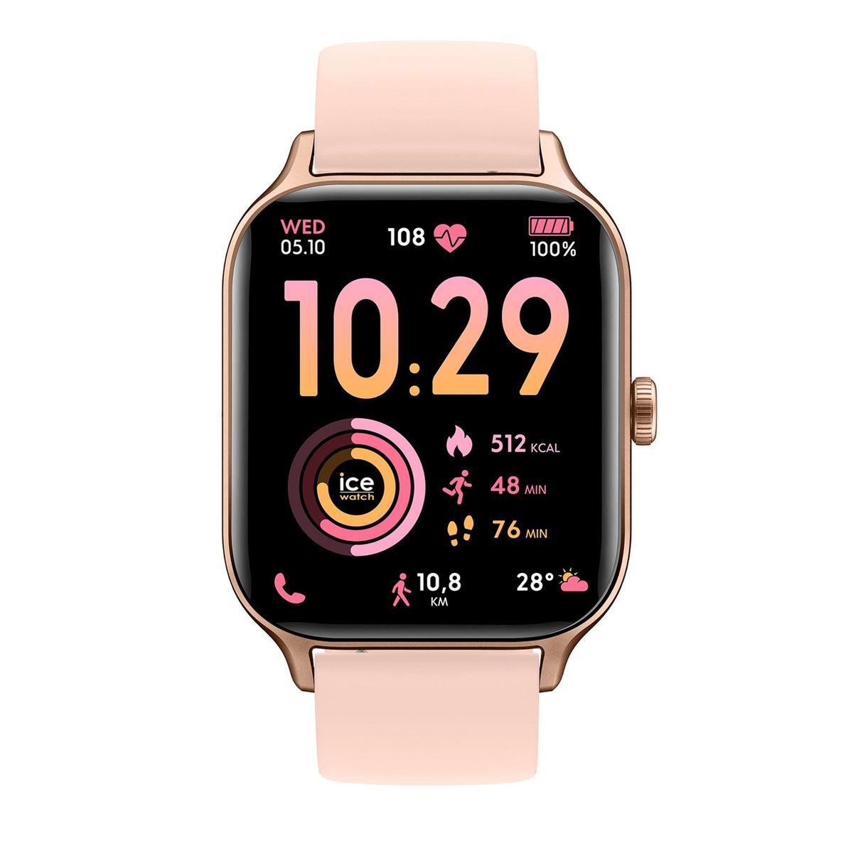 Ice-Watch Smartwatch Ice fit RT 3.0 Rose-Gold Nude