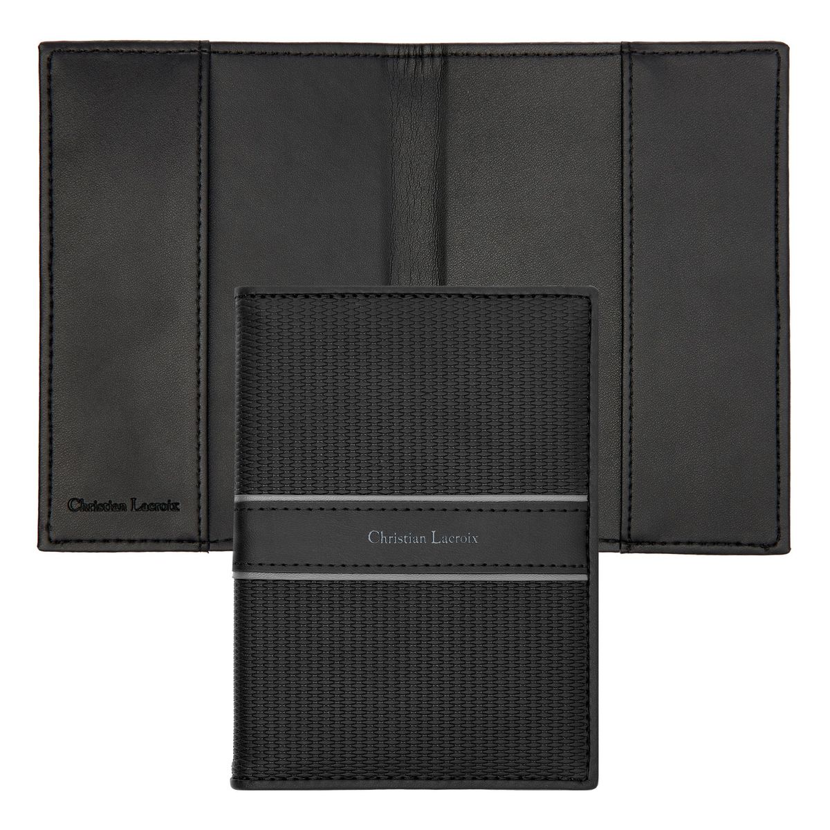Christian Lacroix Passport holder Caprio Black