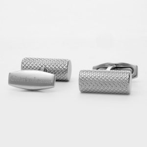 Christian Lacroix Cufflinks Caprio Chrome Diamond