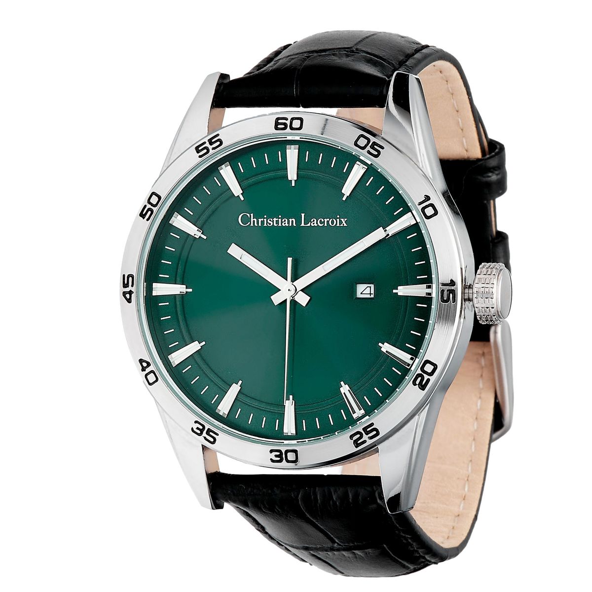 Christian Lacroix Date watch Tempus Black / Green - slika 2