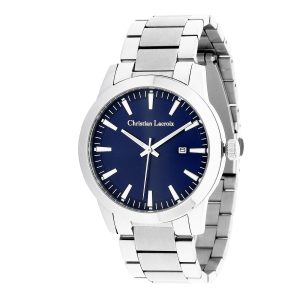 Christian Lacroix Date watch Astrum Chrome / Navy