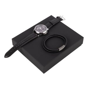 Christian Lacroix Set Alter Black (watch & bracelet)