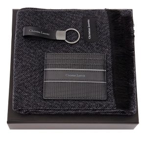 Christian Lacroix Set Caprio (key ring, card holder & scarve)