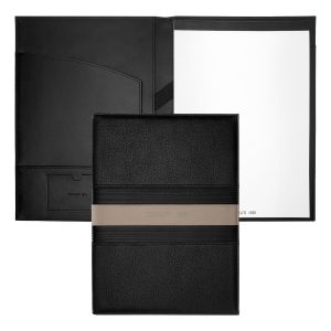 Cerruti 1881 Folder A4 Delano Taupe & Black