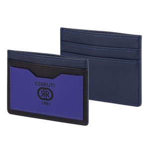 Cerruti 1881 Card holder Brick Navy Bright Blue