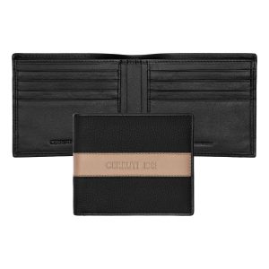 Cerruti 1881 Card wallet Delano Taupe & Black