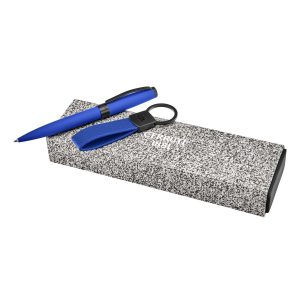 Set CERRUTI 1881 Bright Blue (ballpoint pen & key ring)
