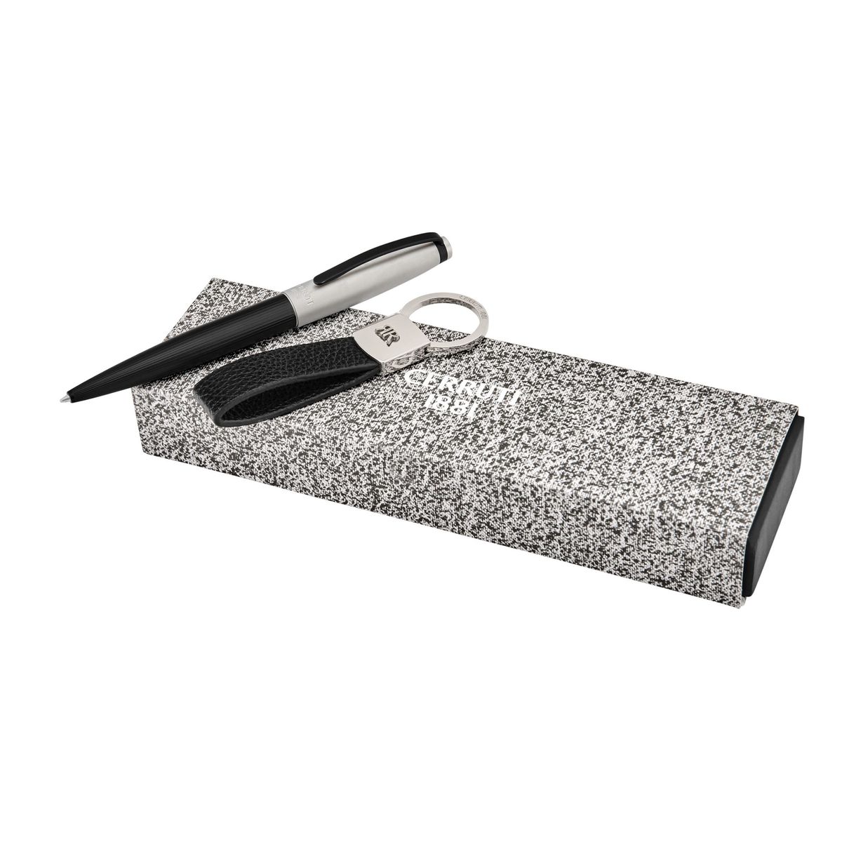 Set CERRUTI 1881 (ballpoint pen & key ring)