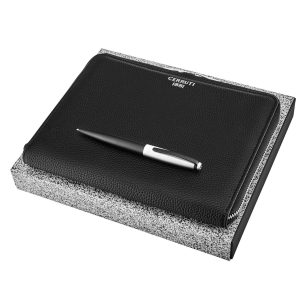 Set CERRUTI 1881 (ballpoint pen & conference folder A5)