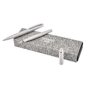 Cerruti 1881 Set Jefferson Chrome (ballpoint pen & fountain pen)
