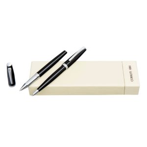 Cerruti 1881 Set Islington Black (ballpoint pen & rollerball pen)