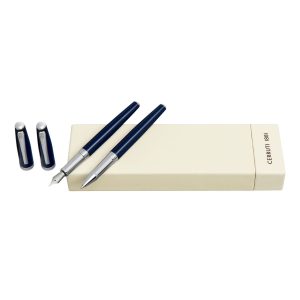 Cerruti 1881 Set Islington Navy (rollerball pen & fountain pen)