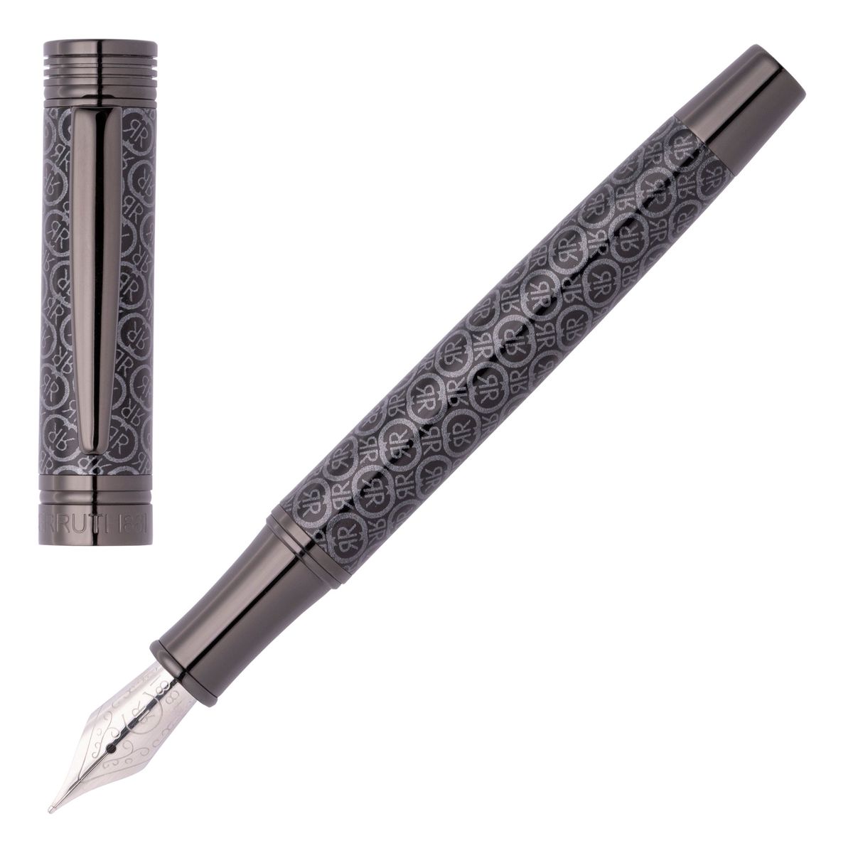 Cerruti 1881 Fountain pen Logomania Grey - slika 2