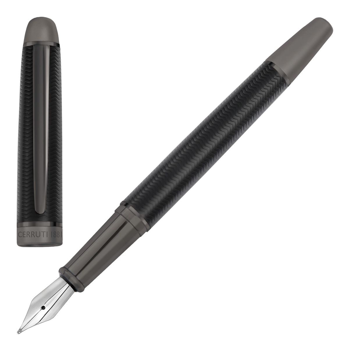 Cerruti 1881 Fountain pen Holborn Black & Gun