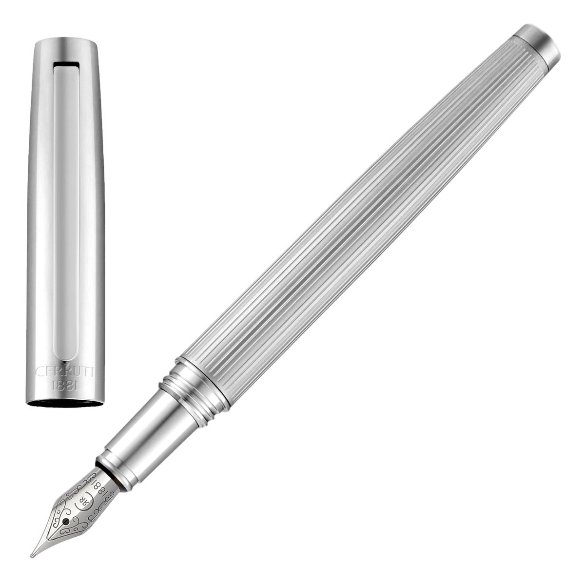 Cerruti 1881 Fountain pen Jefferson Chrome