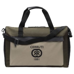 Cerruti 1881 Travel bag Brick Beige Khaki Black