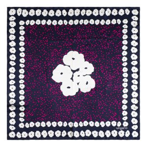 Ungaro Silk scarf Giada Navy
