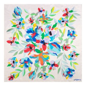 Ungaro Silk scarf Paola Off-white