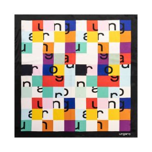 Ungaro Silk scarf Ada Black/multi
