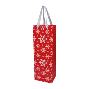Borsa per vino con design natalizio