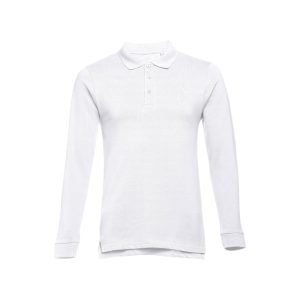 Polo da uomo in cotone a maniche lunghe THC BERN WH II