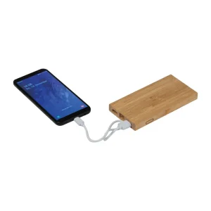 Power bank in bambù Katowice 8,000 mAh