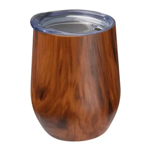 Stainless Steel Mug with Wooden Effect Brighton