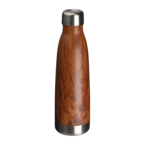Bottiglia in acciaio inox con effetto legno Tampa