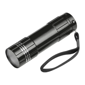 Torcia in metallo a 9 LED Montagris