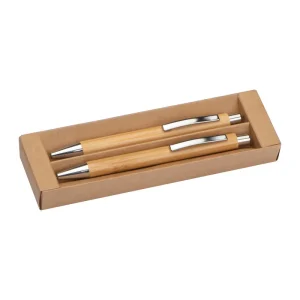 Set di penne in bambù