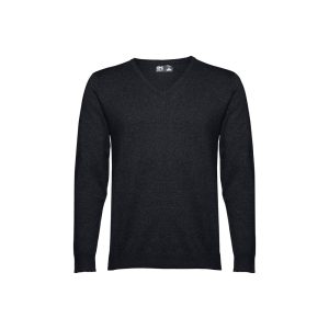 Men’s V-neck pullover in cotton and polyamide THC MILAN