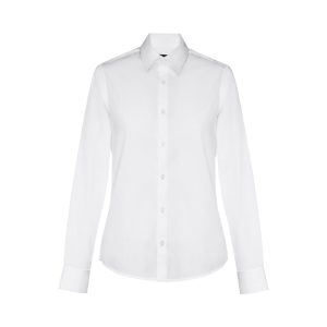 Women’s long-sleeved shirt. White THC PARIS WOMEN WH