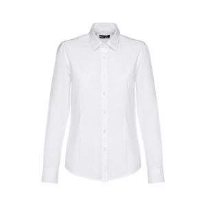 Women’s long-sleeved oxford shirt THC TOKYO WOMEN WH