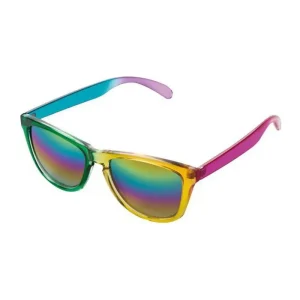 Occhiali nerd con lenti a specchio Amadora