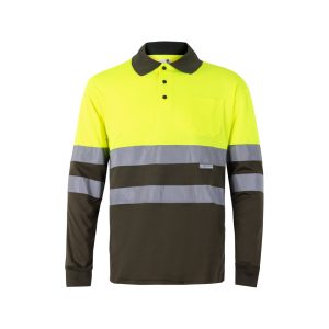 Polo bicolore bird-eye VL VULCAN LARGE