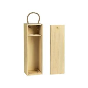 Wooden gift packaging for wine
