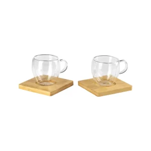 Glass cup set