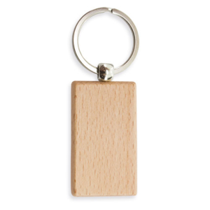Wooden key ring