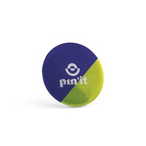 Button PIN 6. Pin rotondo con spilla