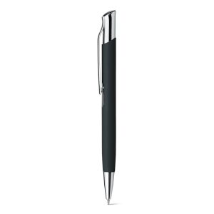 Aluminium ball pen with rubber finish OLAF SOFT