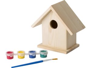 Casetta per uccelli con colori