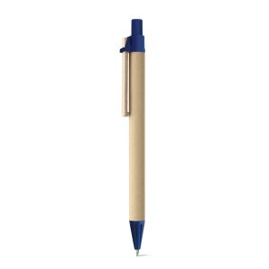 Penna a sfera in carta kraft e clip in legno NAIROBI