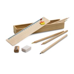 Set da disegno fornito in scatola di legno DOODLE