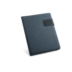 A5 folder in imitation linen and PU with lined pages PYNCHON
